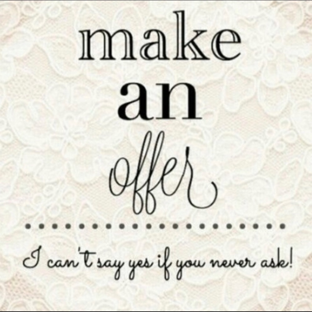 Make an offer, ask a question, or inquiry